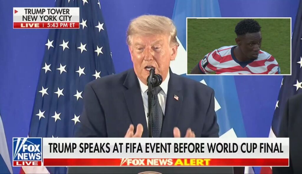 Trump Praises FIFA Boss for Canceling Controversial Balogun Red Card: ‘Great Decision!’