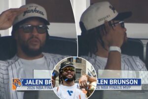 Jalen Brunson takes in Yankees game — and makes Knicks NBA championship reminder