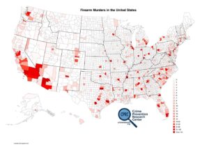 New Research: The worst 2% of U.S. counties produce an even larger share of firearm murders than of murders overall. Those counties account for 53% of all murders but 57% of firearm murders. U.S. murders are concentrated far more heavily than Canada’s and Australia’s.